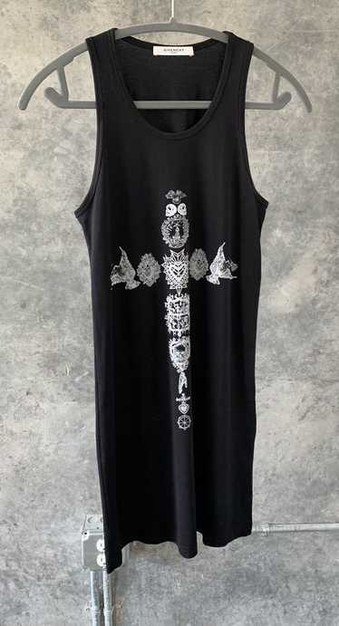 Givenchy Givenchy Tisci Era Skull Cross Tank Top D