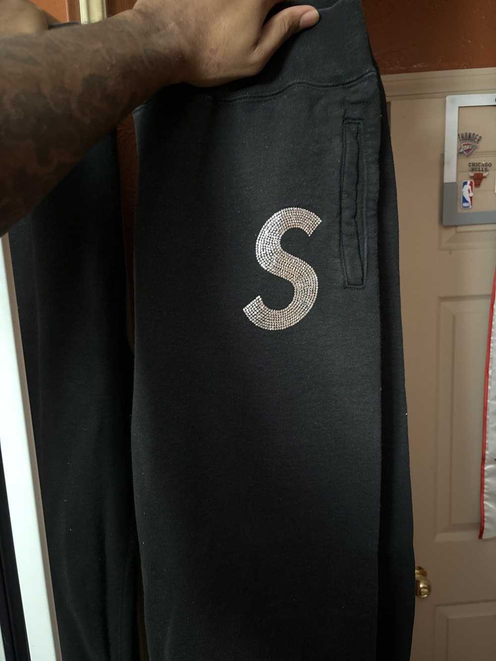 Supreme supreme sweatpants swarovski - image 1