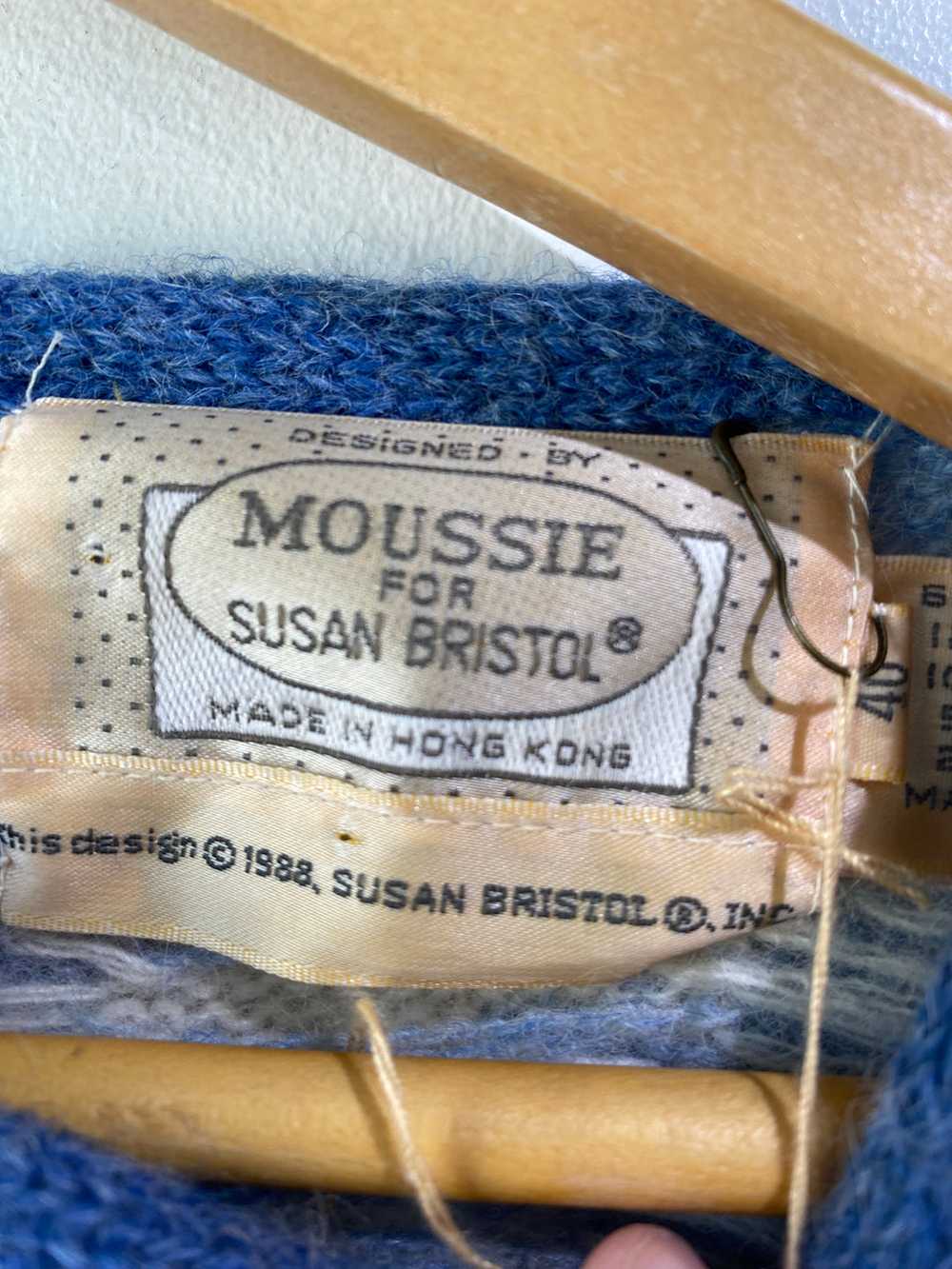 Vintage 1988 Moussie for Susan Bristol Bunny Swea… - image 6