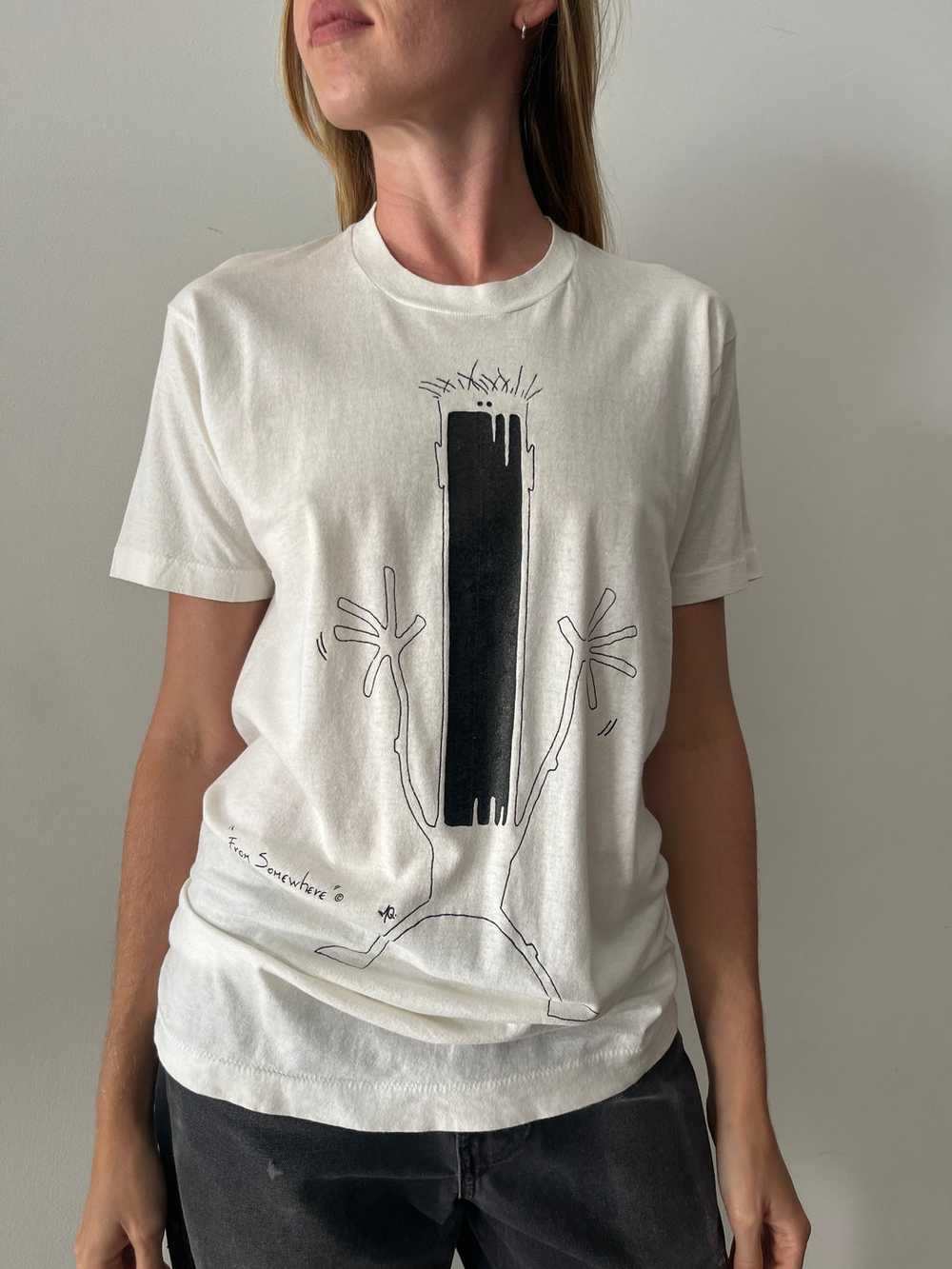 Monster Line Drawing Tee - image 1