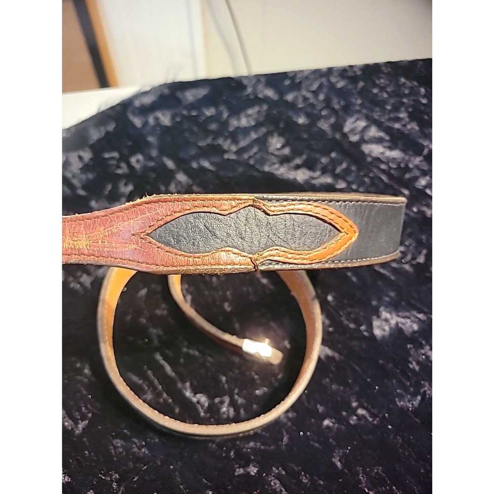 Buckle Vintage Nocona Belt Co Genuine Leather Wom… - image 3