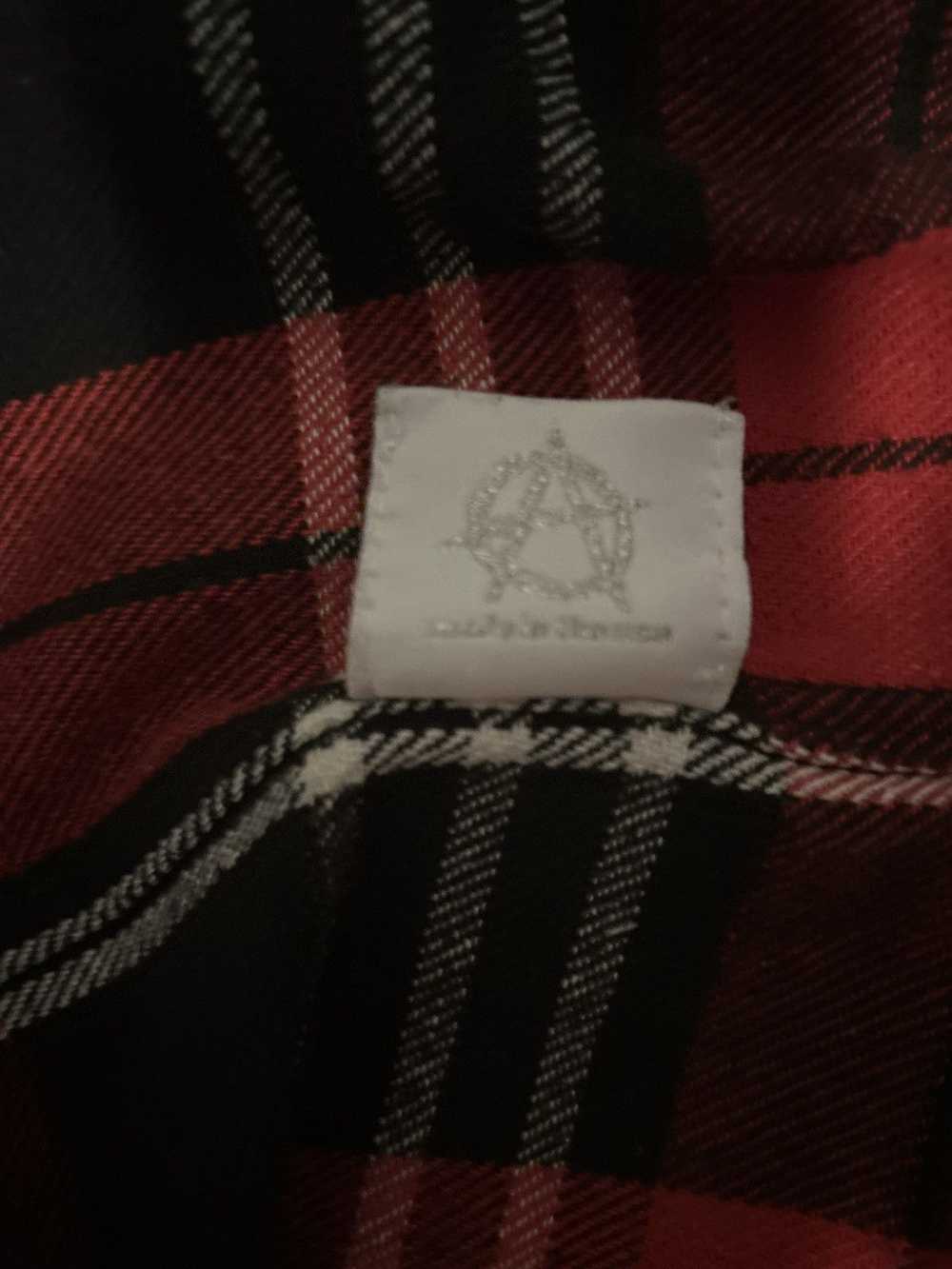 Revenge Revenge Red Embroidered Flannel L - image 10