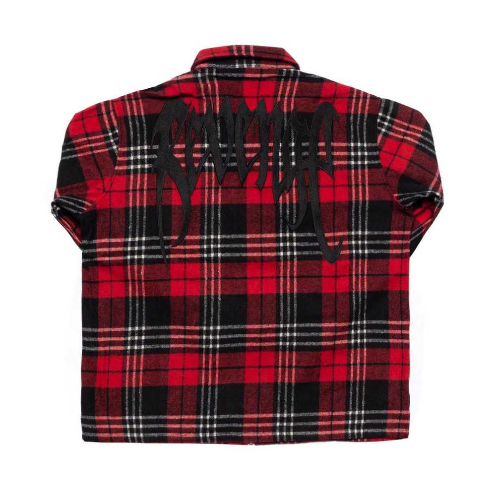 Revenge Revenge Red Embroidered Flannel L - image 2