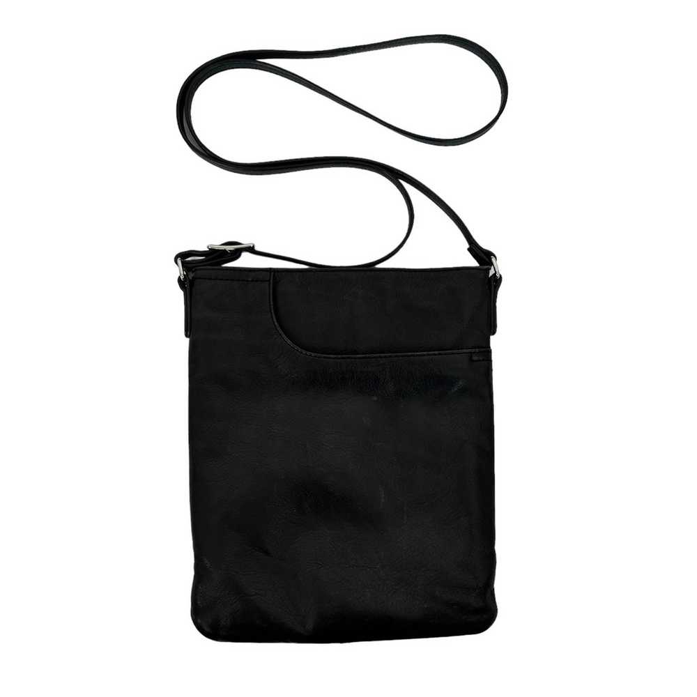 Margot Black Leather Crossbody Bag - image 1