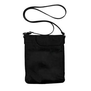 Margot Black Leather Crossbody Bag