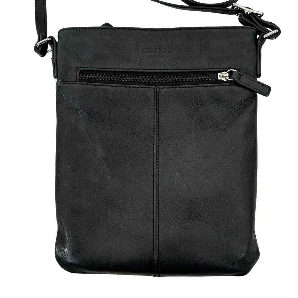 Margot Black Leather Crossbody Bag - image 4