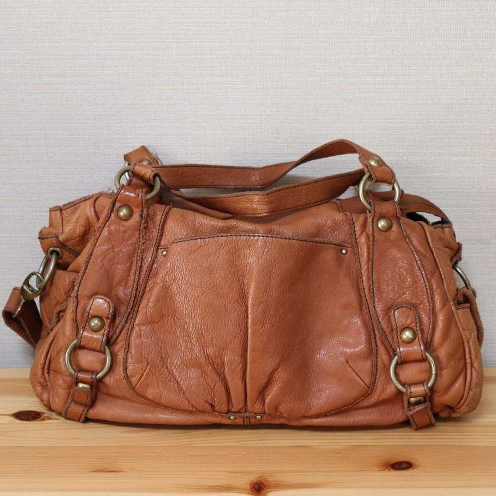 Bure Shoulder Bag 2WAY Bag Leather Excellent Cond… - image 1