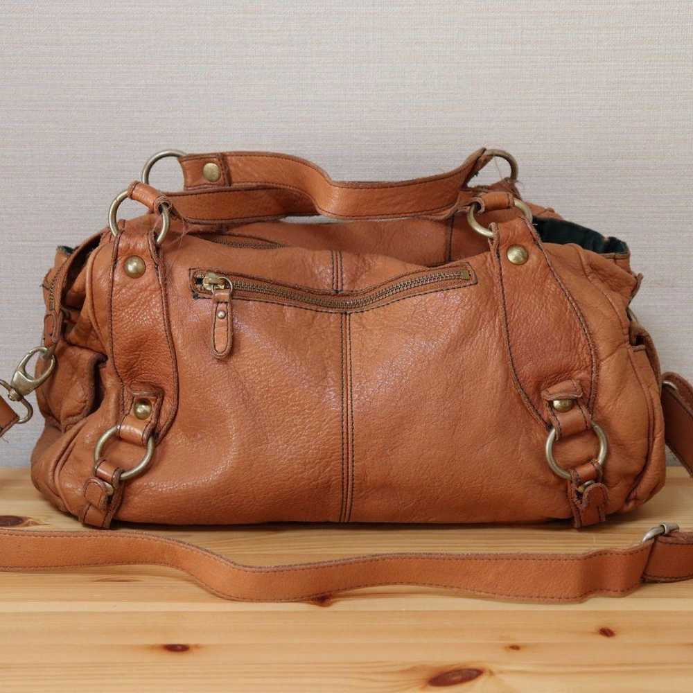 Bure Shoulder Bag 2WAY Bag Leather Excellent Cond… - image 3