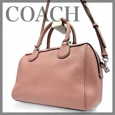 COACH 2way Shoulder Bag Crossbody Mini Boston F322