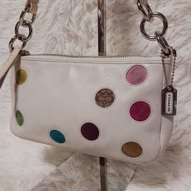 COACH Polka Dot Polka Dot Demi Pouch One Shoulder… - image 1