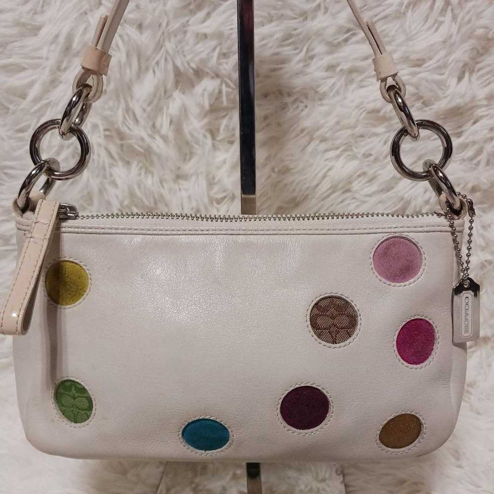 COACH Polka Dot Polka Dot Demi Pouch One Shoulder… - image 2