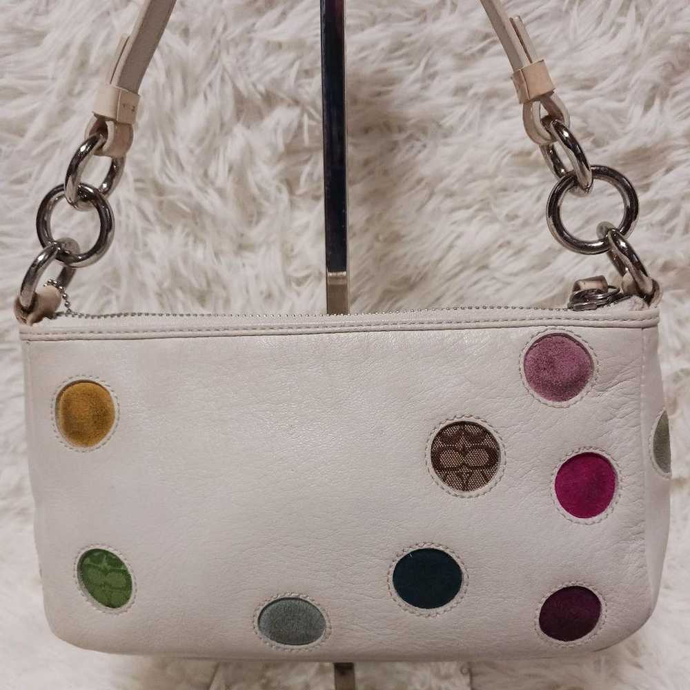 COACH Polka Dot Polka Dot Demi Pouch One Shoulder… - image 3