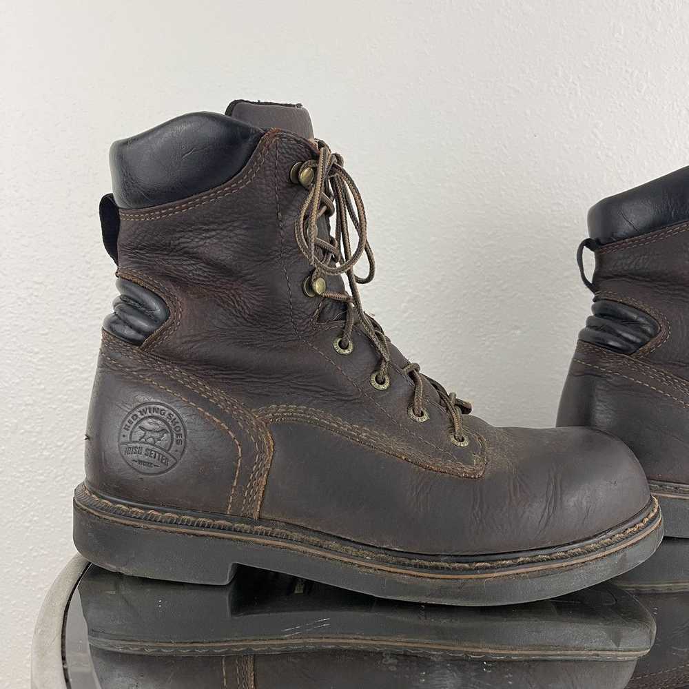 Red Wing RED WING Mens Brown Leather Irish Setter… - image 4