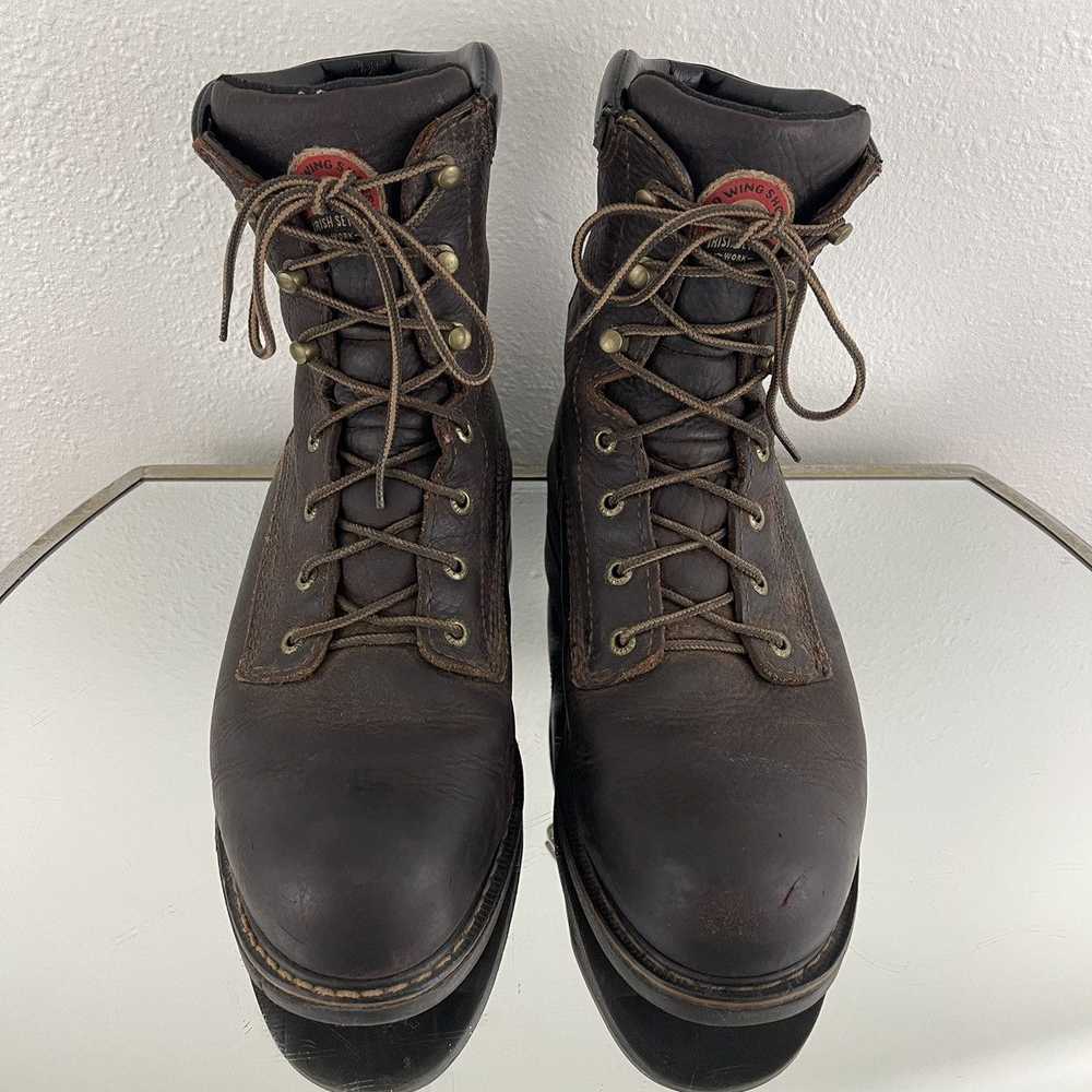 Red Wing RED WING Mens Brown Leather Irish Setter… - image 6