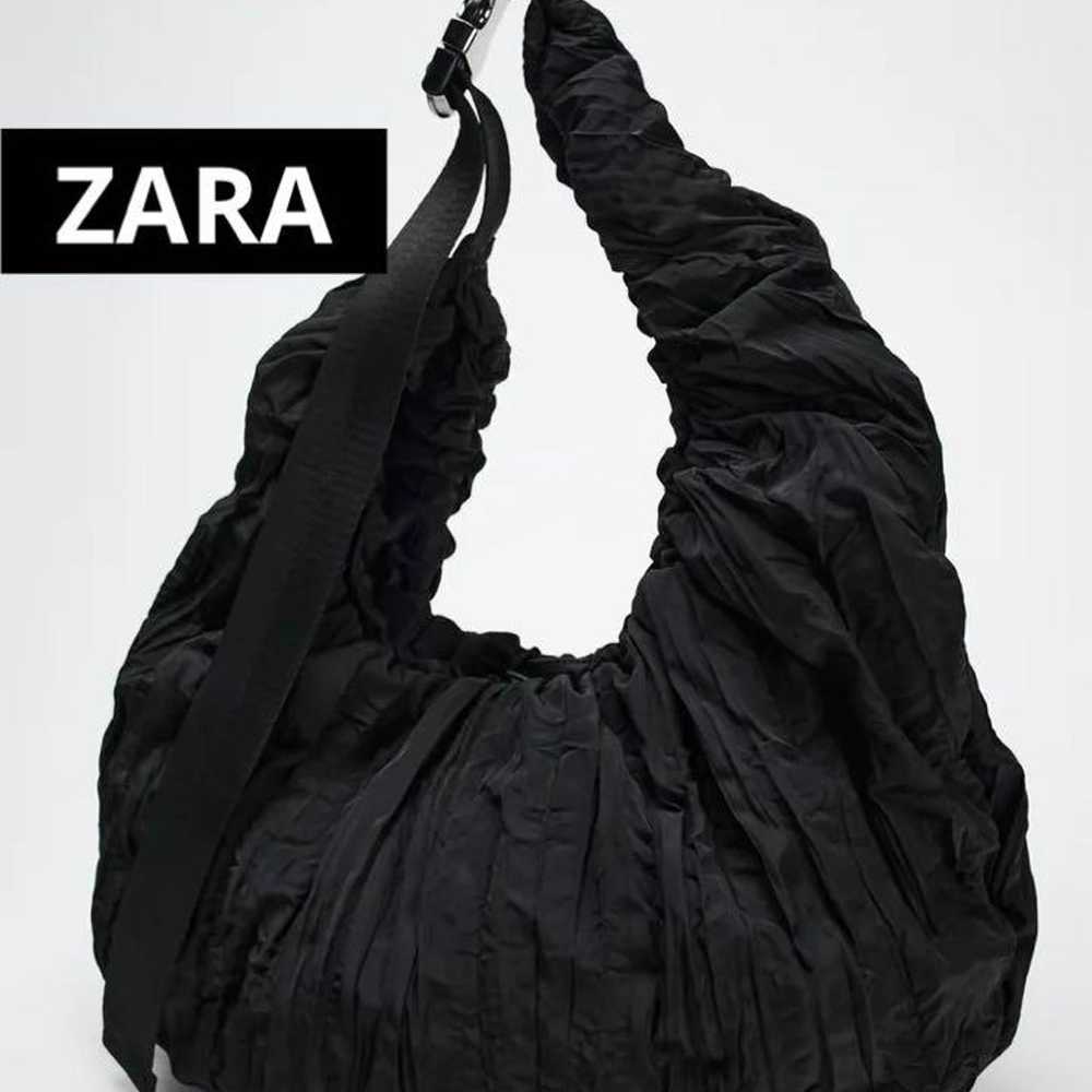 ZARA Oval Handbag Black Y2K Heisei - image 1