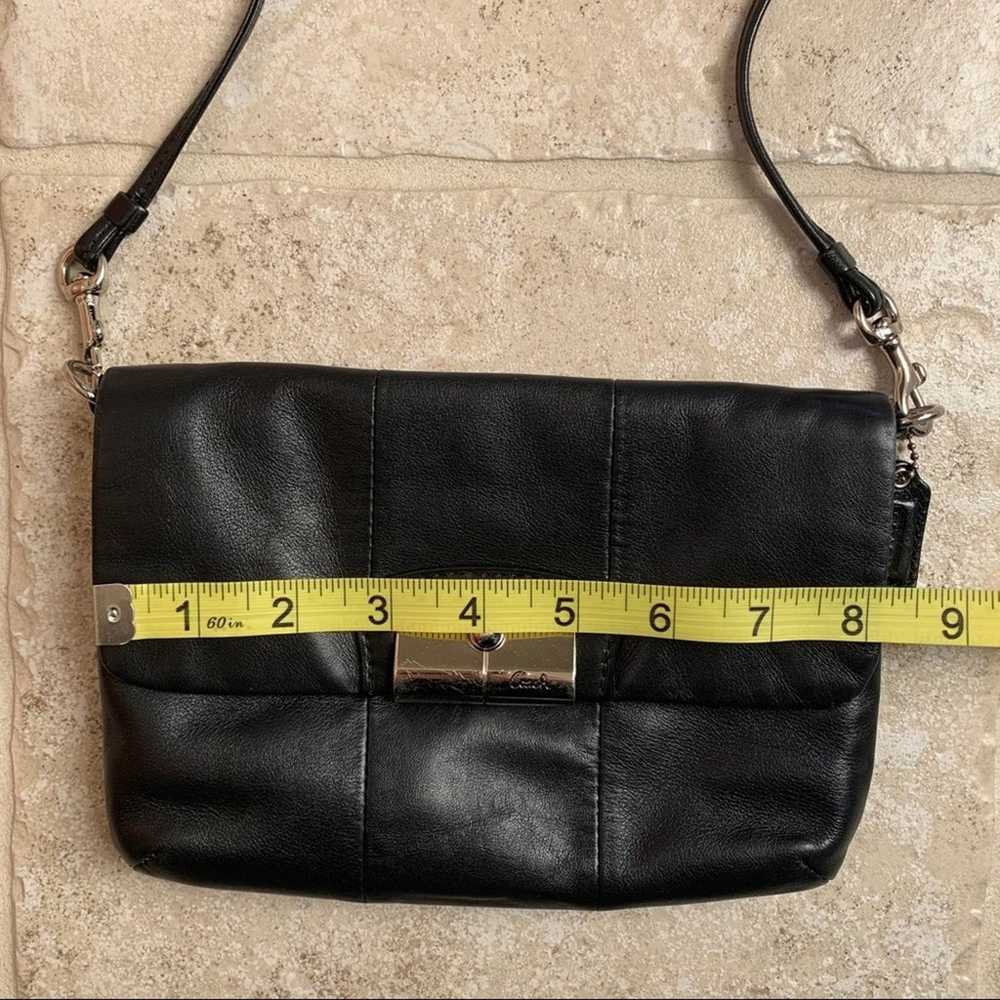 Coach leather cross body purse bag - image 10