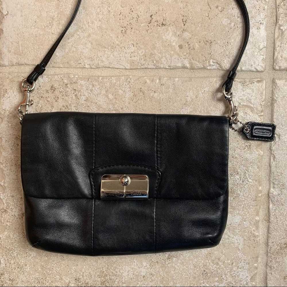 Coach leather cross body purse bag - image 1