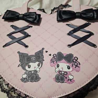 my melody and kuromi gothic lolita purse - image 1