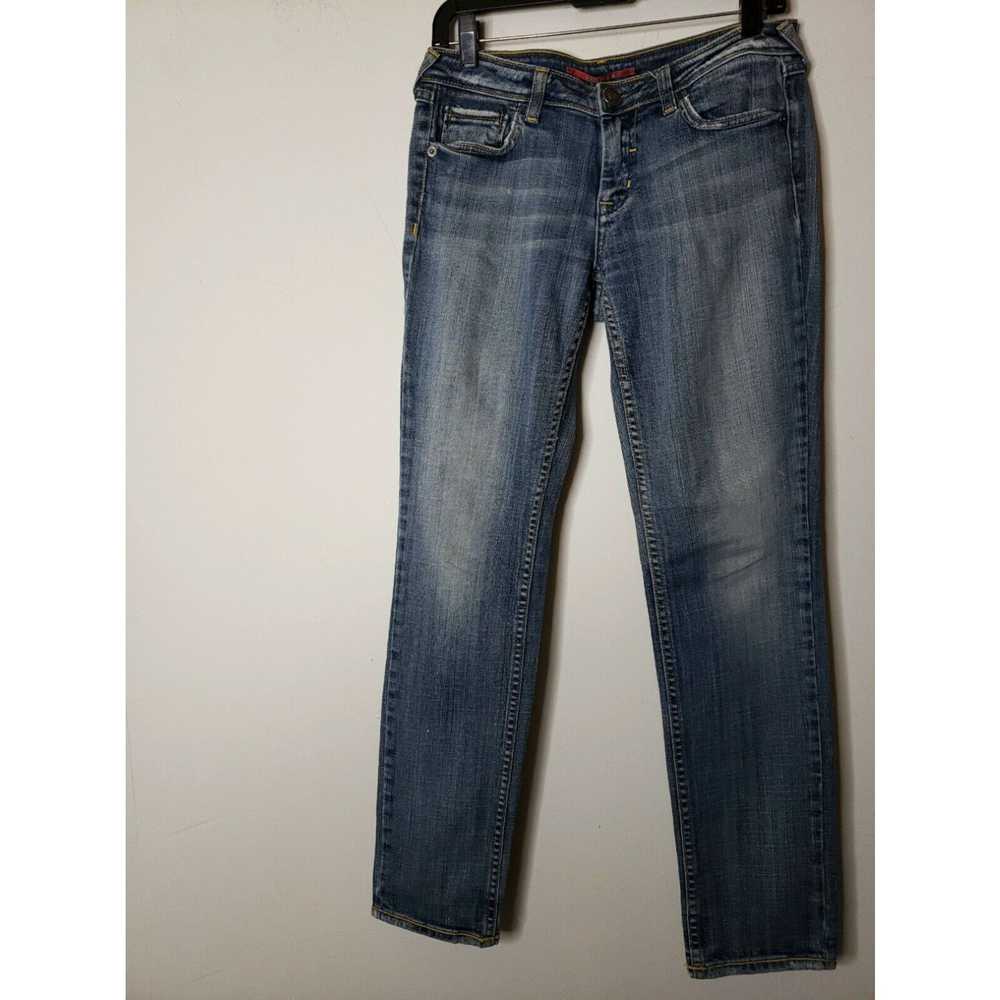 Vintage Vigoss Juniors Denim Blue Jeans Size 5 Di… - image 3