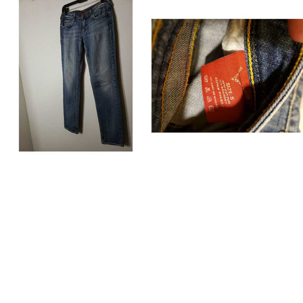 Vintage Vigoss Juniors Denim Blue Jeans Size 5 Di… - image 4