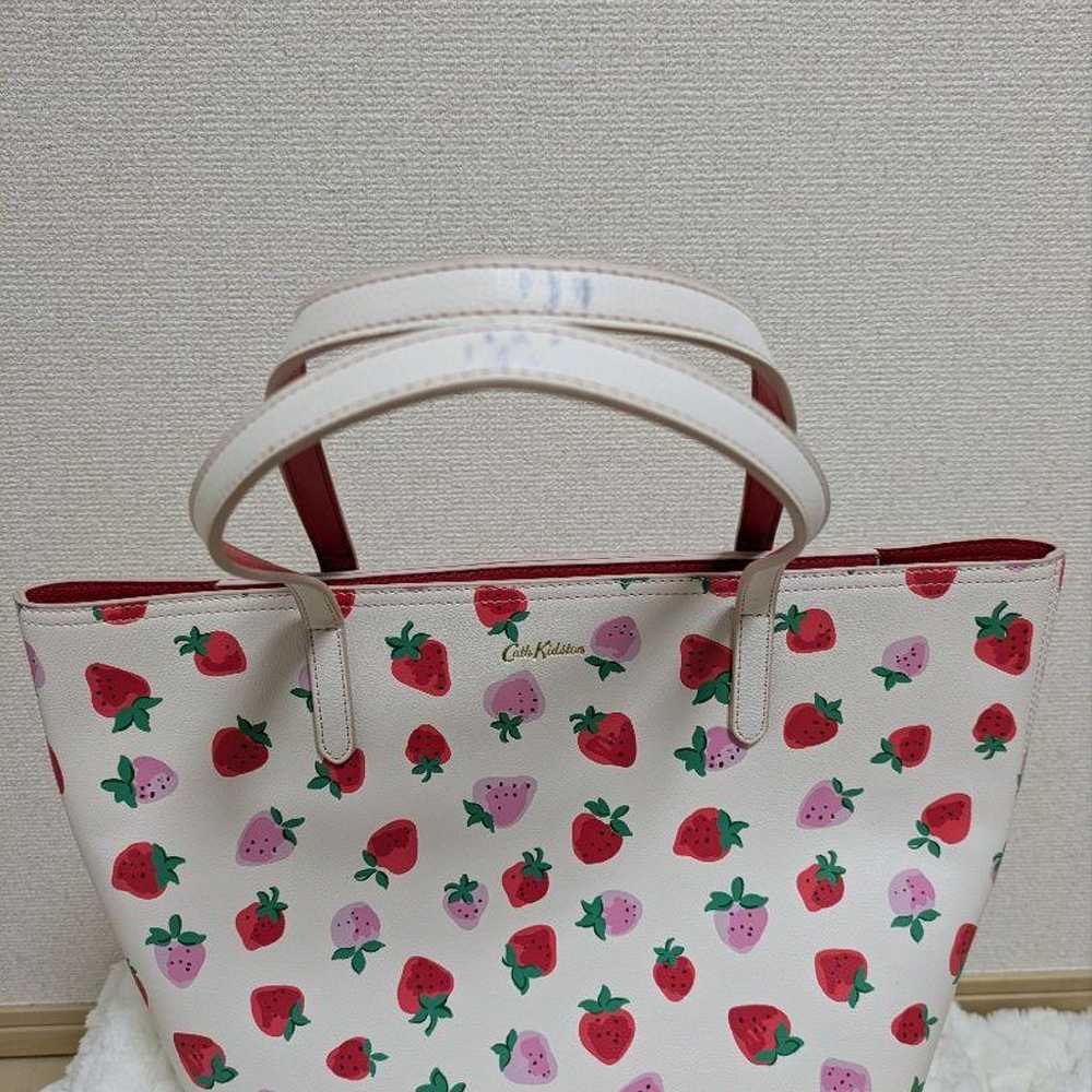 Cath Kidston strawberry pattern tote bag. - image 6