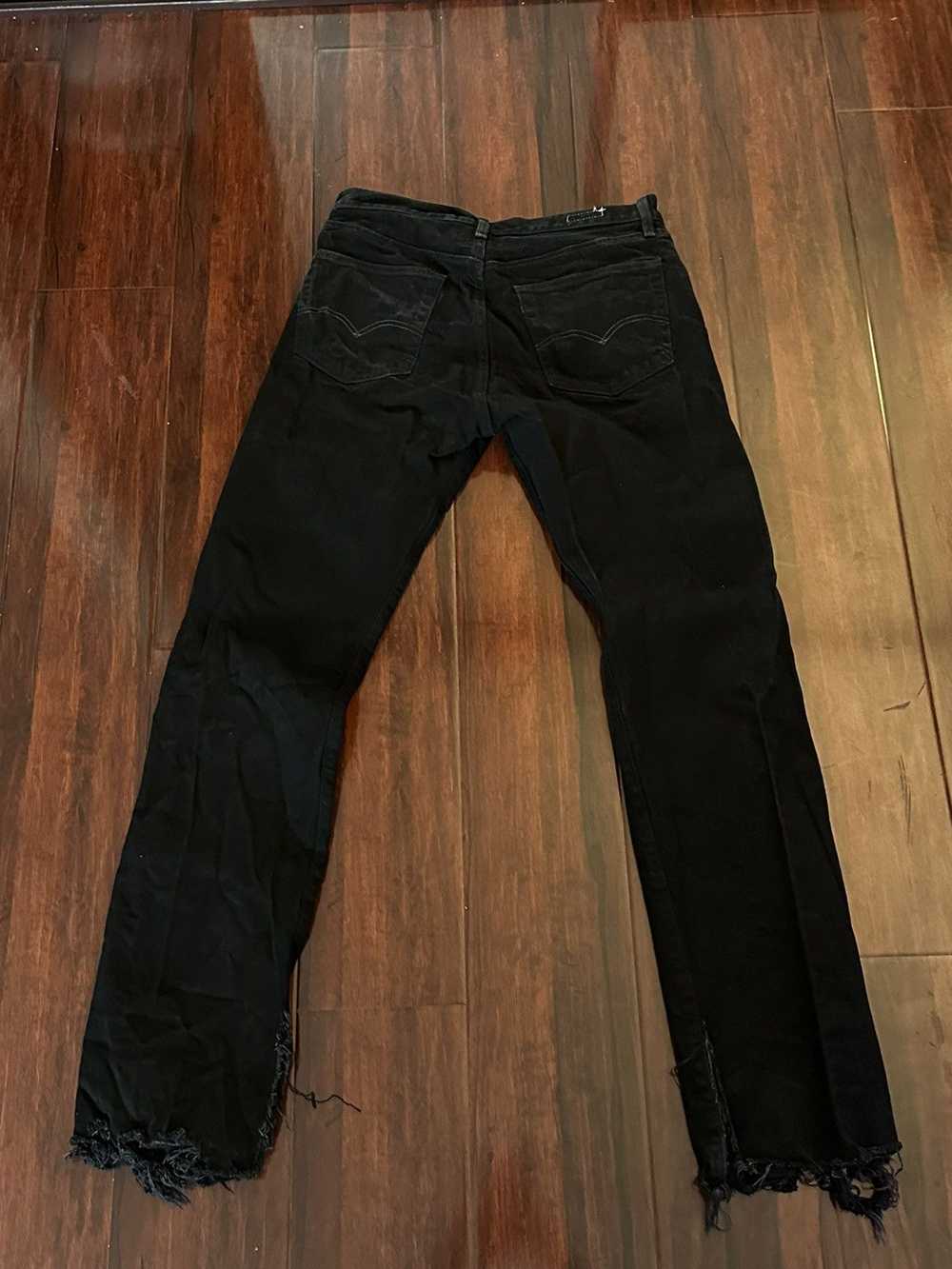 Levi's Vintage Clothing Black Distressed 501’s - image 2