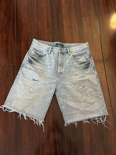 Purple Brand Purple Distressed Jorts