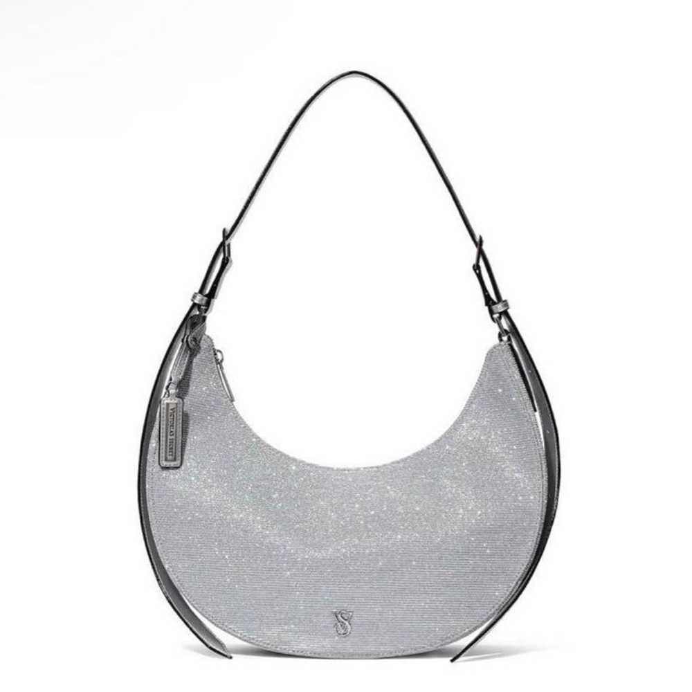 VICTORIA'S SECRET Crescent Curve Shoulder Bag Sil… - image 1