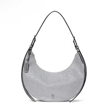 VICTORIA'S SECRET Crescent Curve Shoulder Bag Sil… - image 1