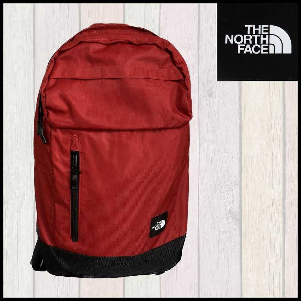 The North Face backpack, red, for men and women. - image 1