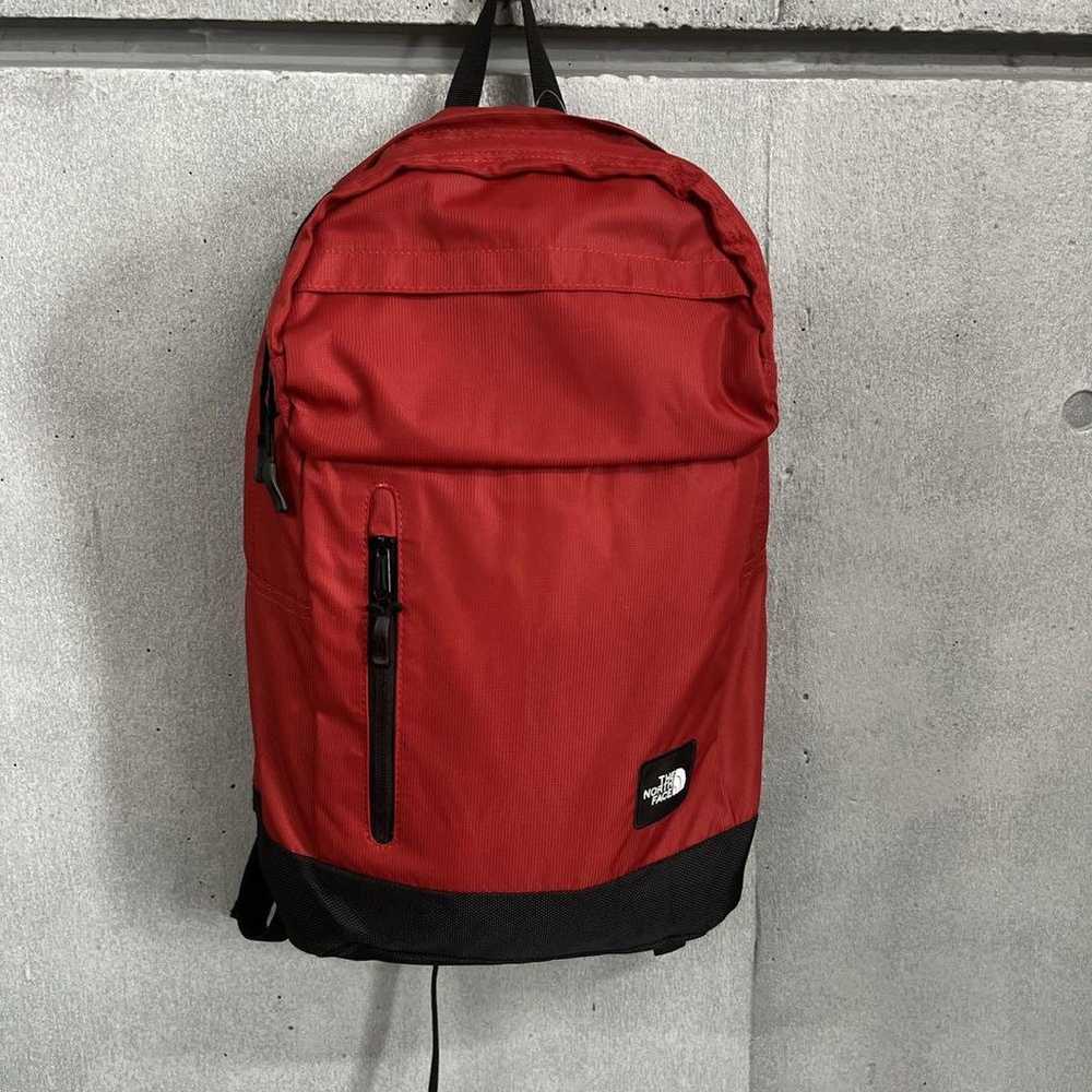 The North Face backpack, red, for men and women. - image 2