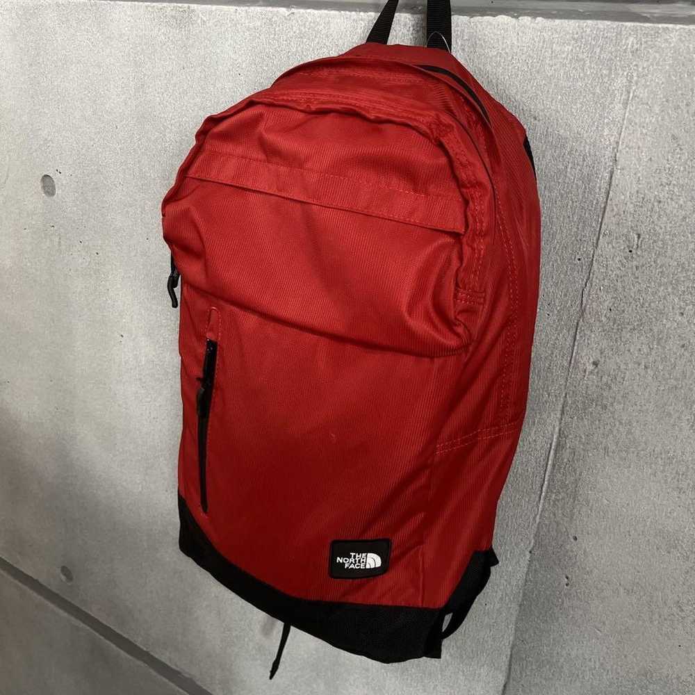 The North Face backpack, red, for men and women. - image 3