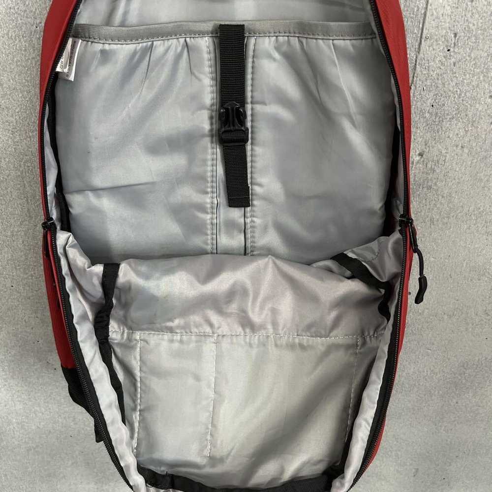 The North Face backpack, red, for men and women. - image 7