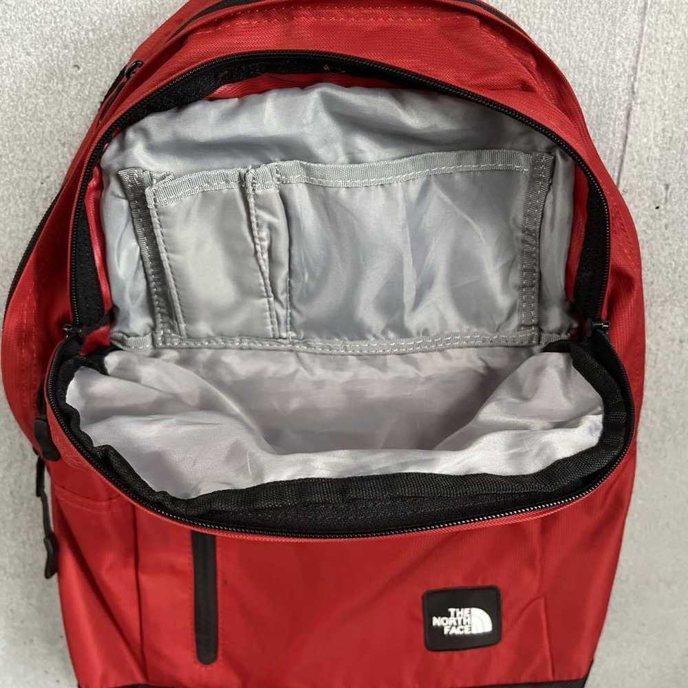 The North Face backpack, red, for men and women. - image 8