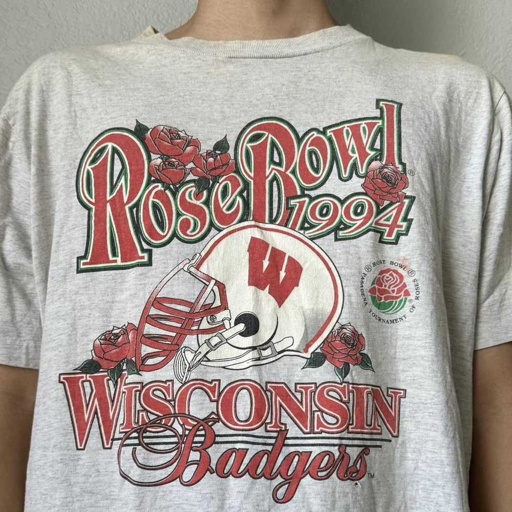 Vintage Vintage Rose Bowl Wisconsin Badgers 1994 … - image 2