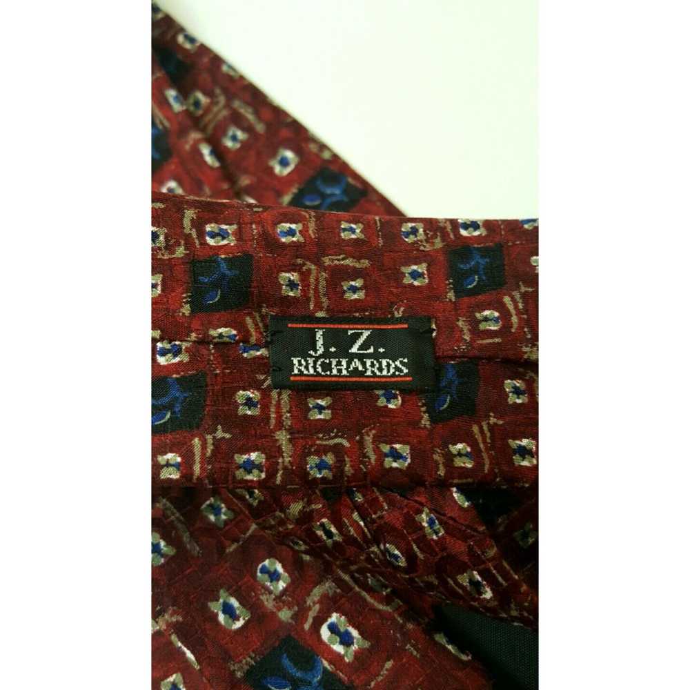 Vintage J. Z. Richards Men's Tie 100% Silk Handma… - image 3