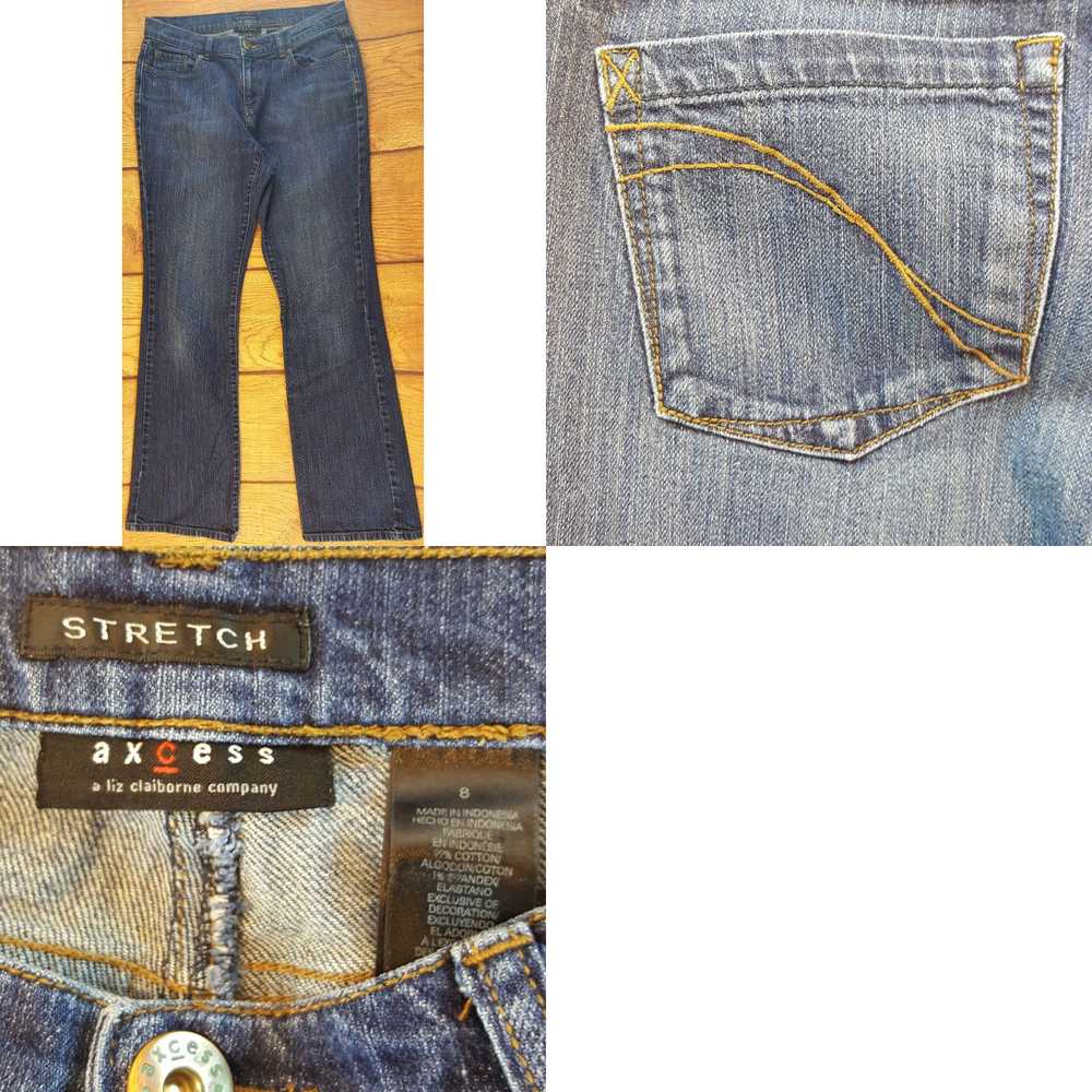 Vintage Axcess Women's Denim Blue Jeans Stretch S… - image 4