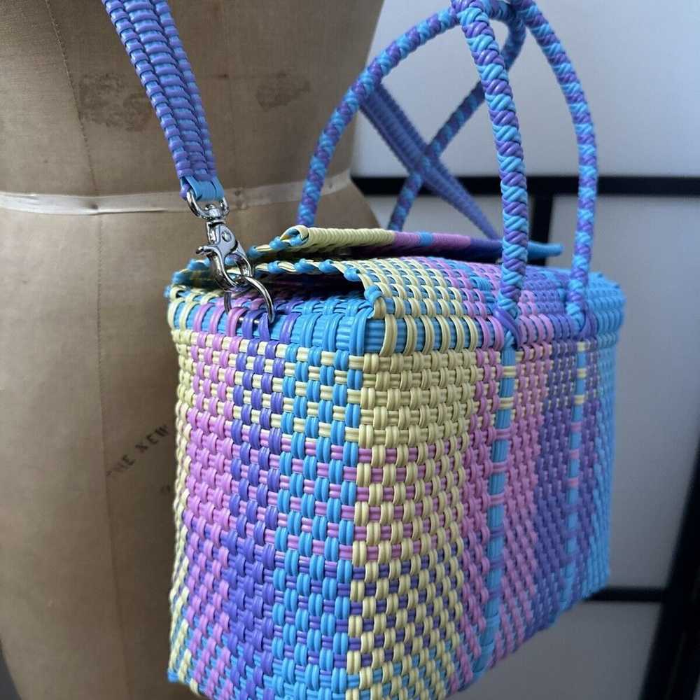 El Cholo's Kid Pastel Handmade Mexican Woven Bag … - image 1