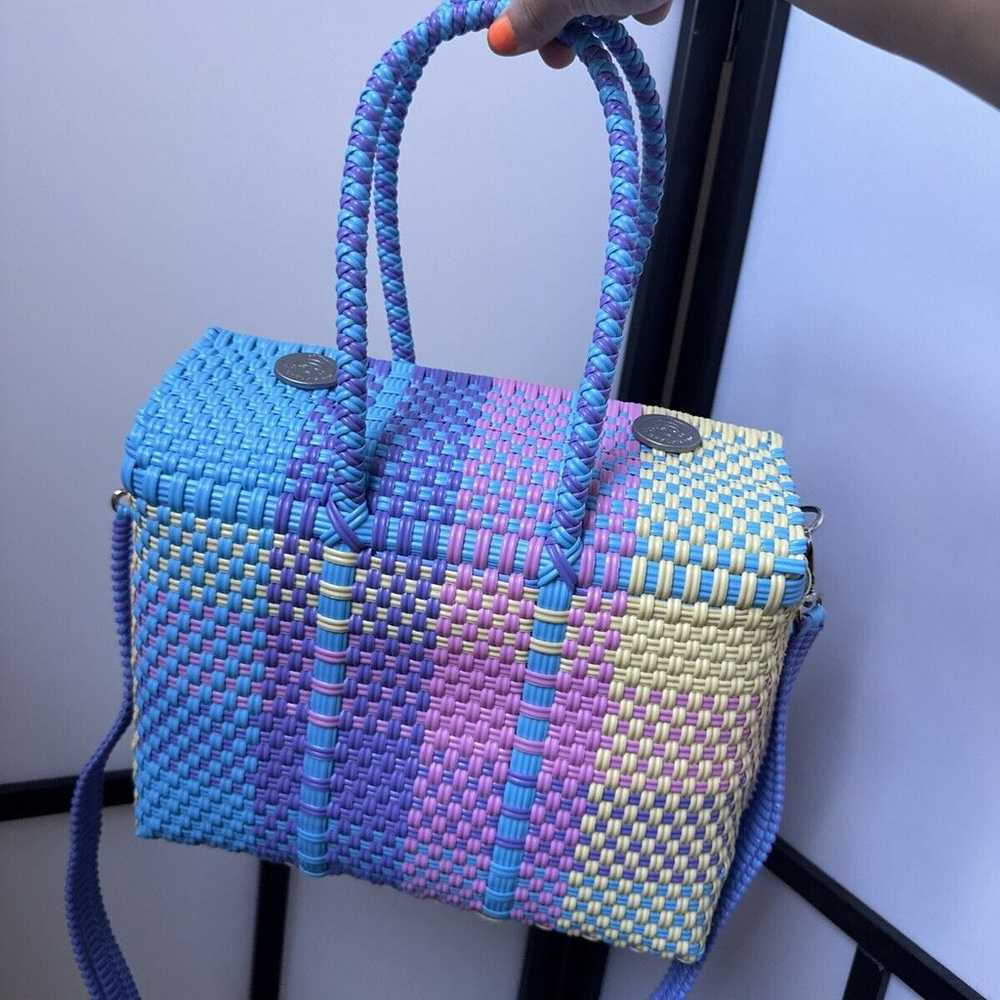 El Cholo's Kid Pastel Handmade Mexican Woven Bag … - image 3