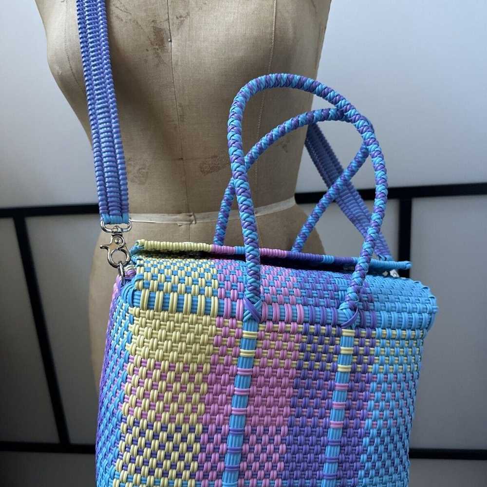 El Cholo's Kid Pastel Handmade Mexican Woven Bag … - image 4