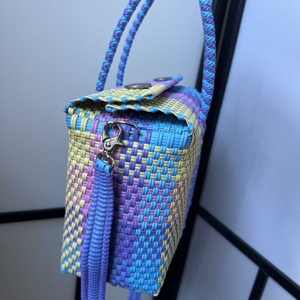 El Cholo's Kid Pastel Handmade Mexican Woven Bag … - image 8