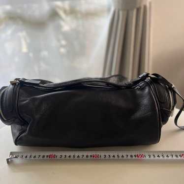 COLE HAAN black leather handbag, approximately 40c