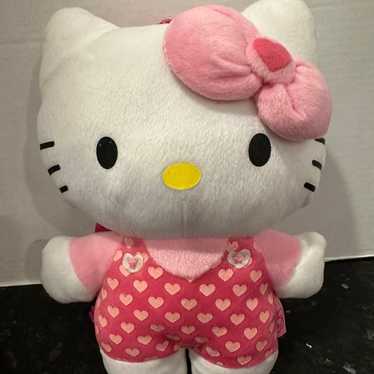 Vintage hello kitty plush backpack 11” - image 1