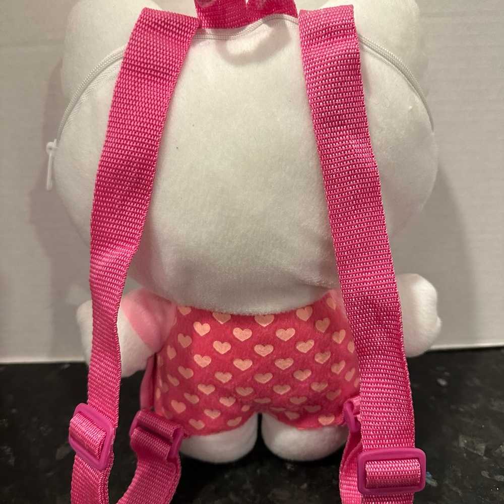 Vintage hello kitty plush backpack 11” - image 4