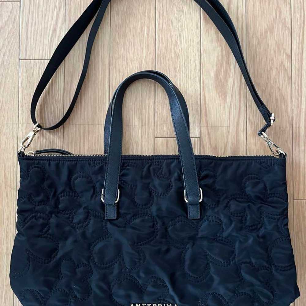 Excellent☆ Anteprima mist☆ 2WAY nylon bag☆ Black - image 1