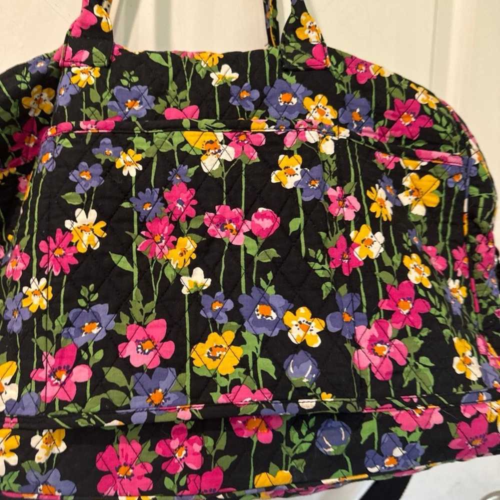 Vera Bradley Wildflower Cotton Weekender Travel B… - image 2