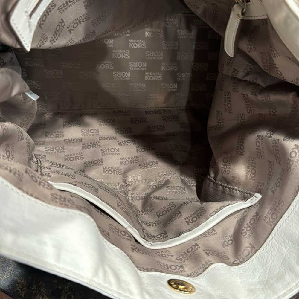 Michael Michael Kors large Crème Hobo shoulder ba… - image 12