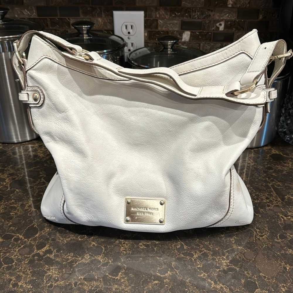 Michael Michael Kors large Crème Hobo shoulder ba… - image 1