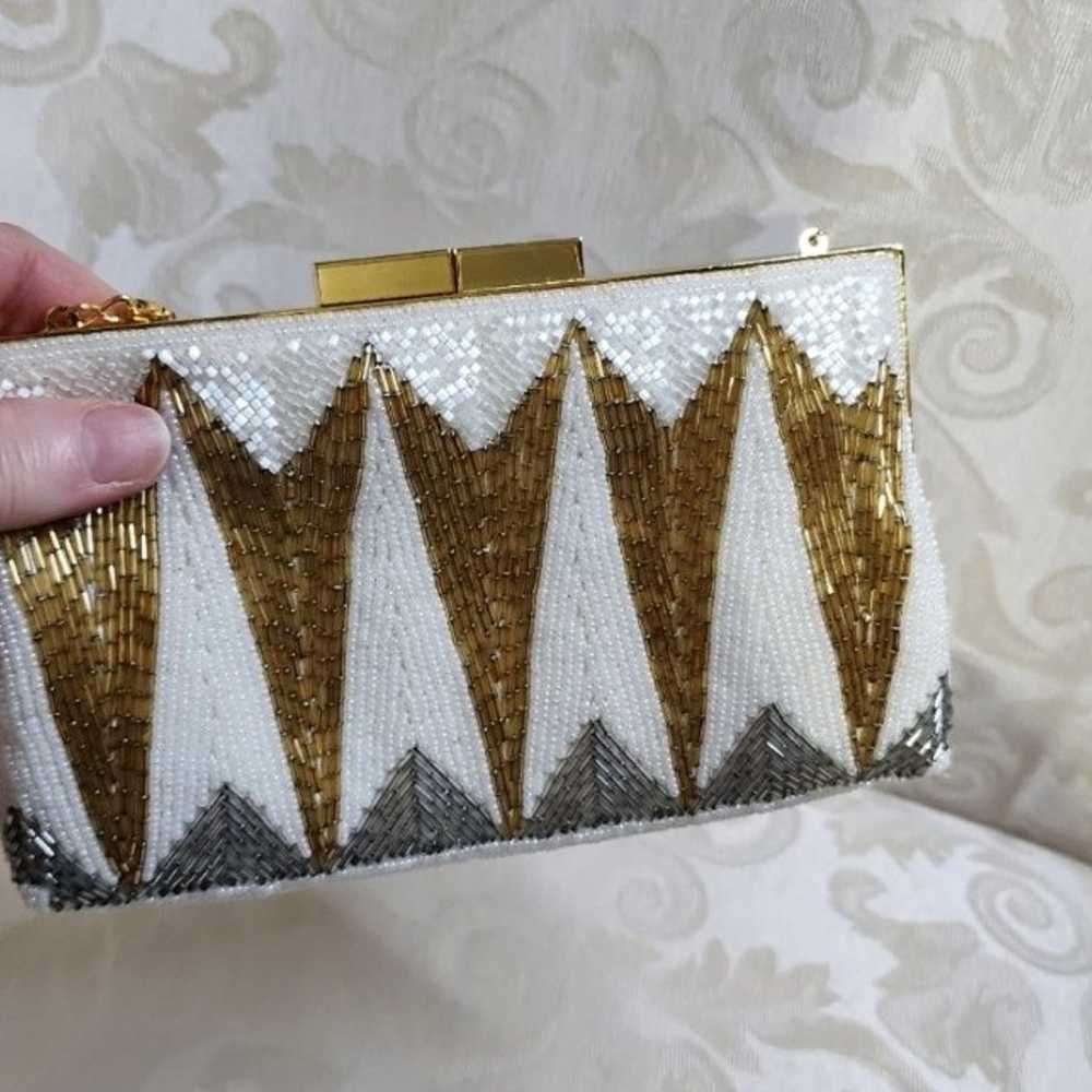 Vintage 60's Beaded Evening Purse - image 6