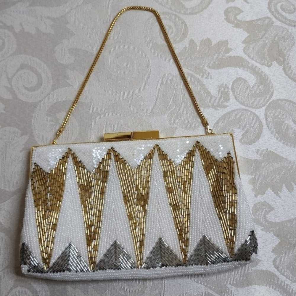 Vintage 60's Beaded Evening Purse - image 7